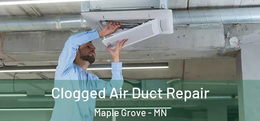  Clogged Air Duct Repair Maple Grove - MN